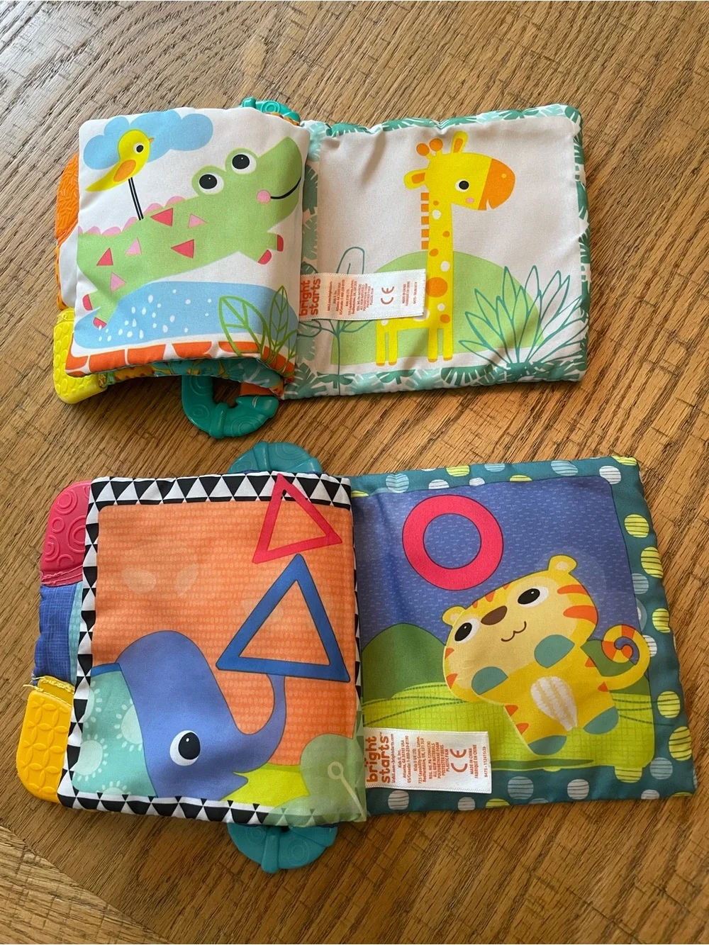 Bright starts crinkle books